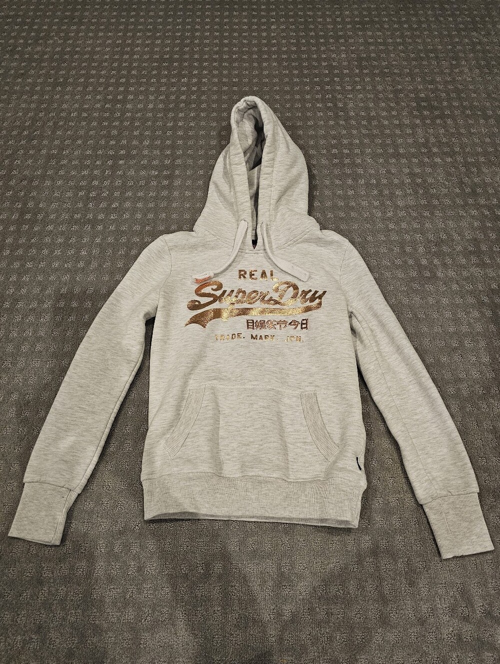 Superdry Hoodie, Gray, UK 6/US 2